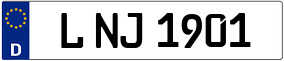Truck License Plate